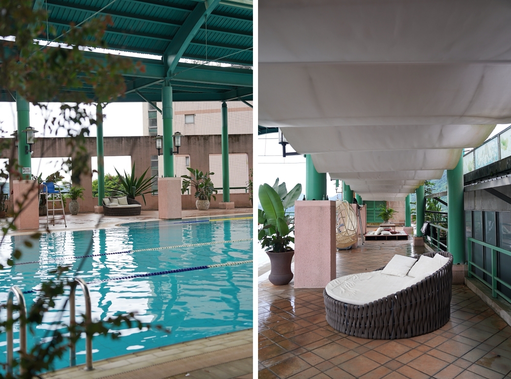 石門福華渡假飯店：本事設計操刀翻新空間！湖水綠色房間超美、超大還有游泳池呦～