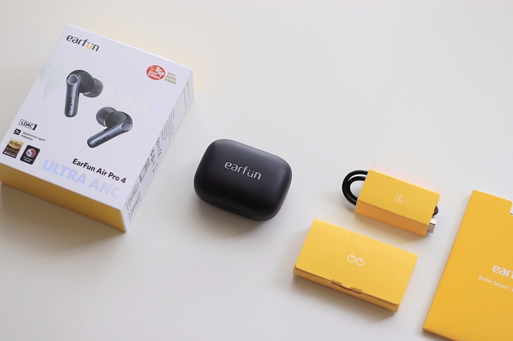 Earfun Air Pro 4 降噪真無線藍牙耳機：兩千出頭即可擁有旗艦規格！榮獲日本VGP金賞，平價超CP值推薦～