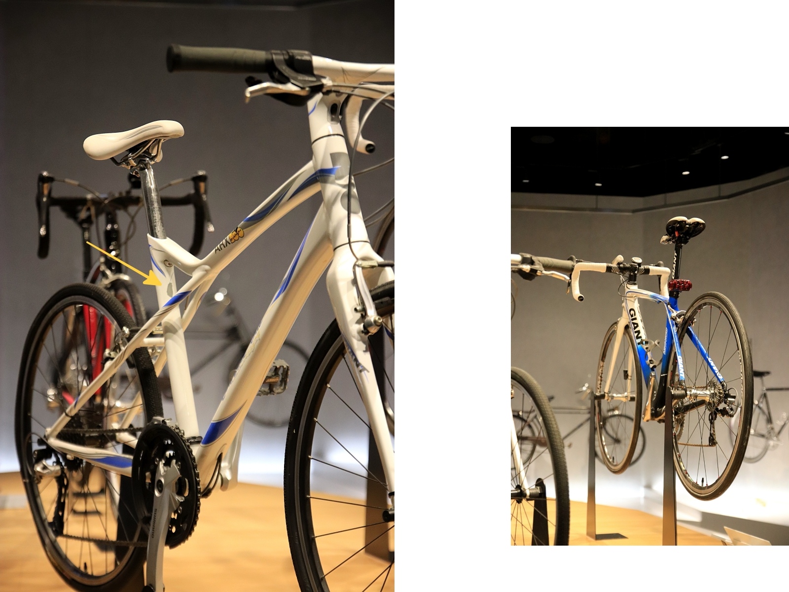 自行車文化探索館的自行車展品